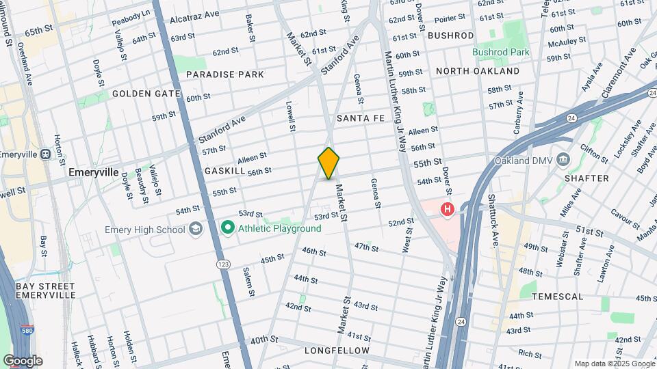 915 55th St Map and Location Details
