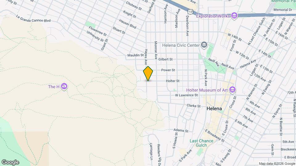 725 Holter St, Unit HelenaMansionDistrict Map and Location Details