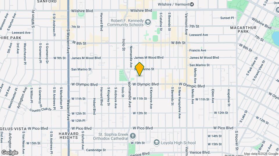 974 S Mariposa Ave Map and Location Details