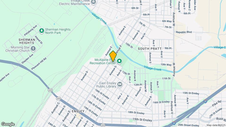 608 12th St Map and Location Details