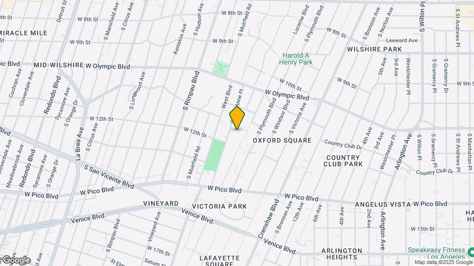 4520 W 11th Pl Map and Location Details