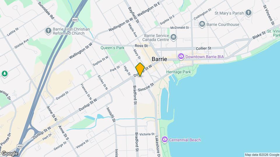 42 Toronto St Map and Location Details