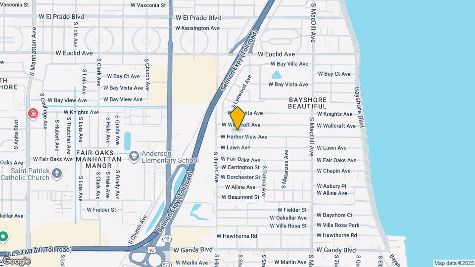 3315 W Harbor View Ave Map and Location Details