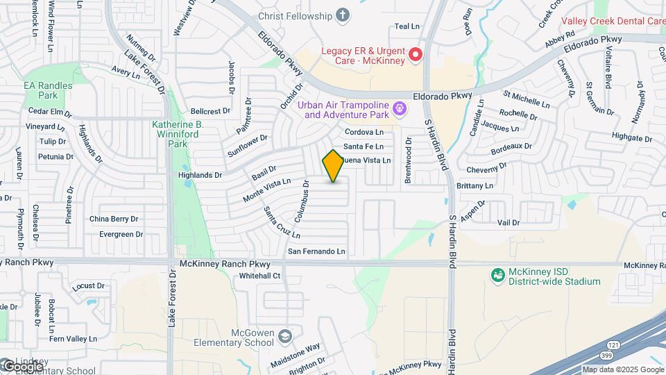 4408 San Mateo Ln Map and Location Details