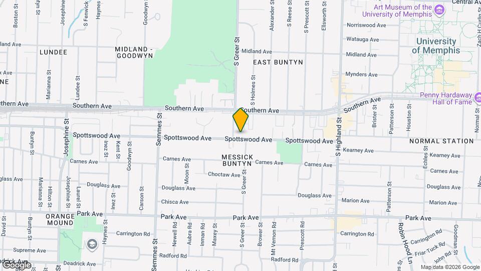 3244 Spottswood Ave Map and Location Details