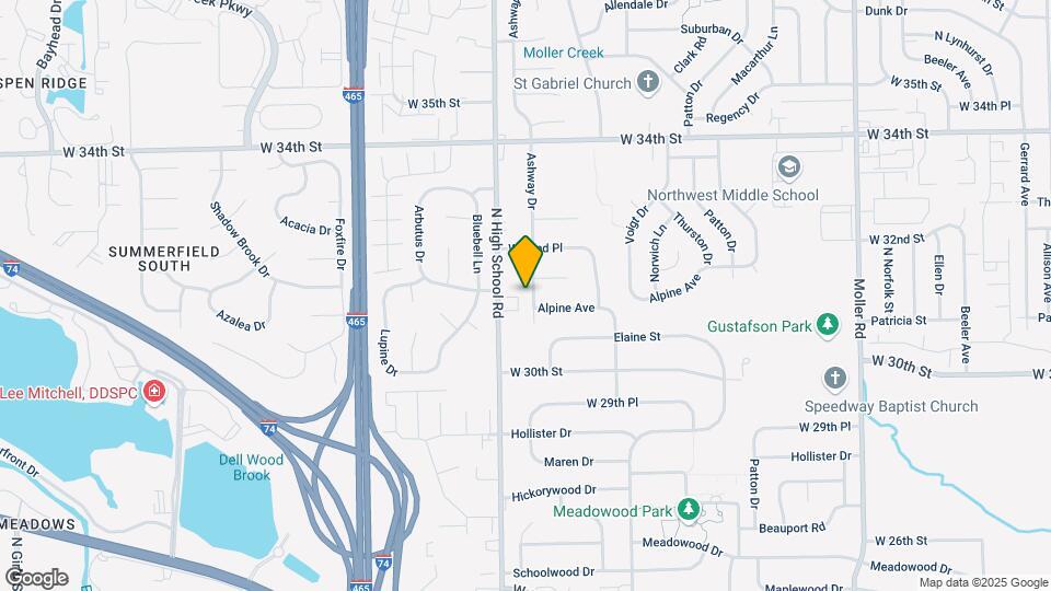 3134 Ashway Dr Map and Location Details