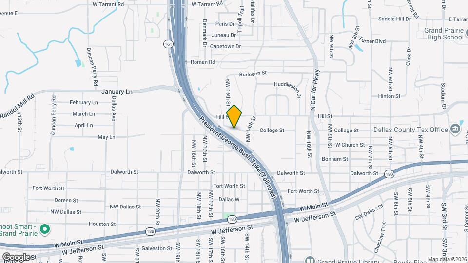 1501 College St Map and Location Details