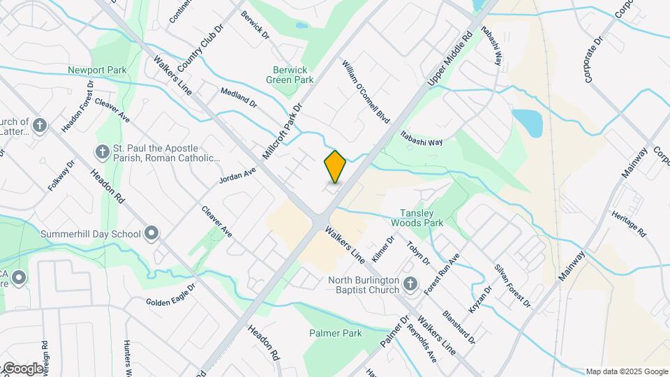 4045 Upper Middle Rd Map and Location Details