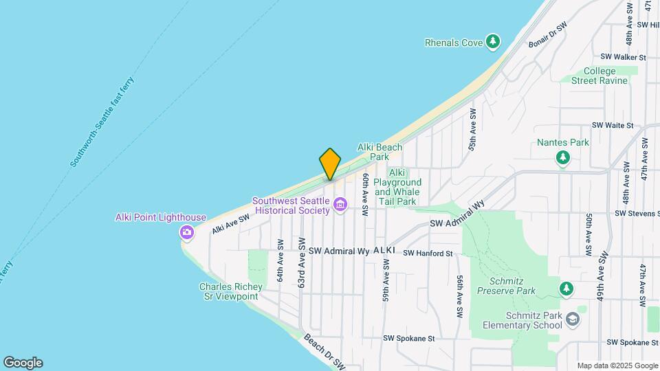 2758 Alki Ave SW Mapa y Detalles de la Ubicación