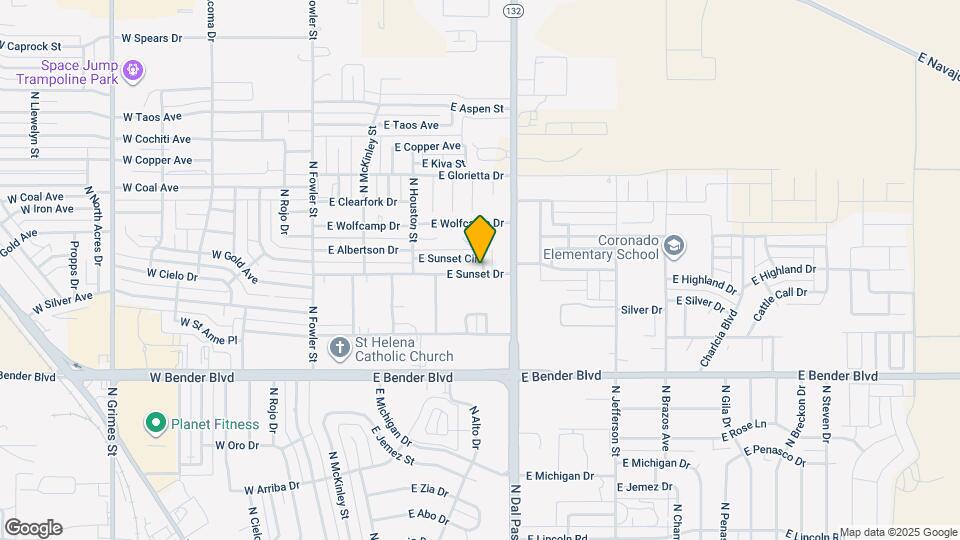 2601 E Sunset Cir Map and Location Details