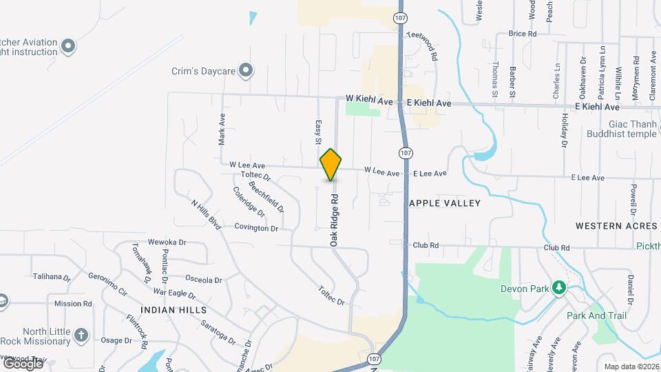 8013 Oak Ridge Rd Map and Location Details