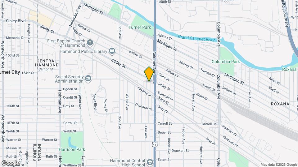 5417 Wood Ave Map and Location Details
