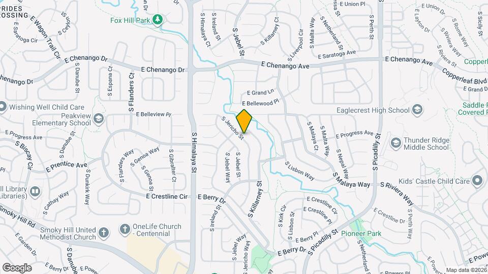 5205 S Jericho Way Mapa y Detalles de la Ubicación