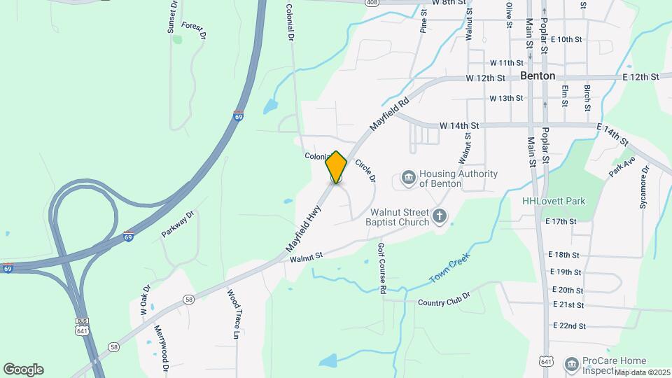 102 Highland Dr Map and Location Details