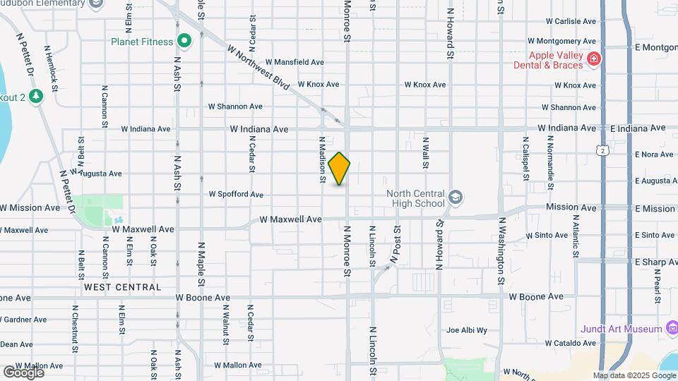 1008 W Spofford Ave Map and Location Details