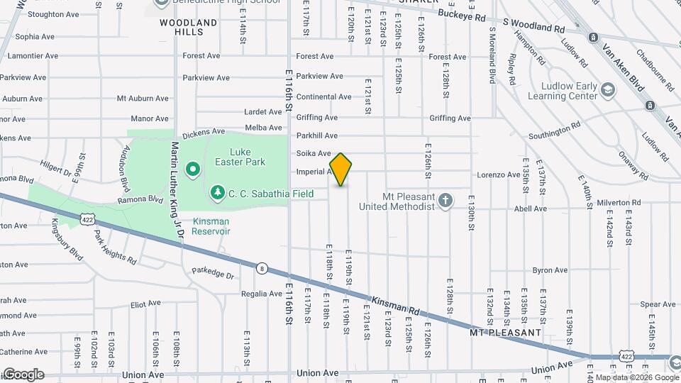 3188 E 119th St Map and Location Details