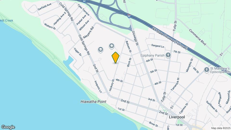 511 Hickory St Map and Location Details