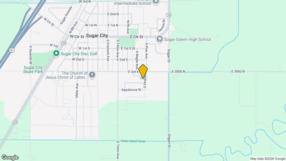 378 S Pine Ave Map and Location Details