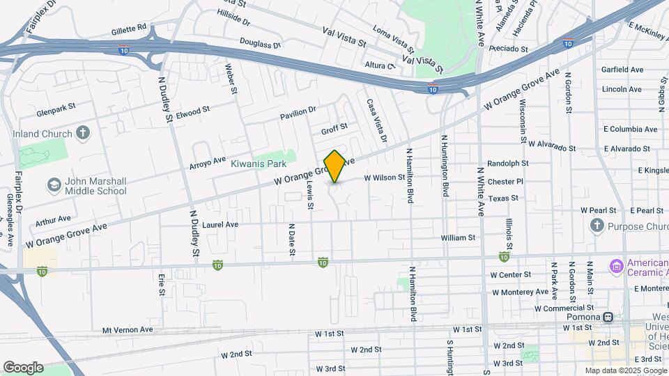 1072 W Wilson St Map and Location Details