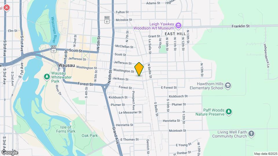 736 Jackson St-Unit -Upper Map and Location Details