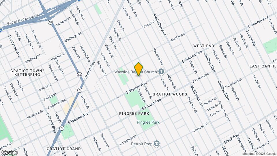 5055 Fischer St Map and Location Details