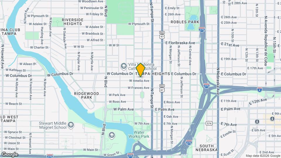 2502 N Highland Ave Mapa y Detalles de la Ubicación