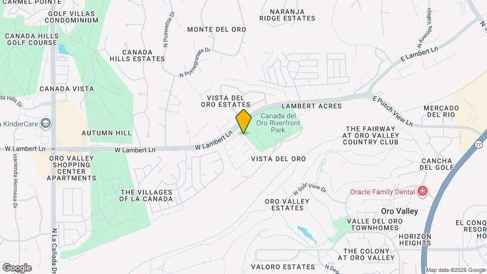10472 N Fair Mountain Dr Map and Location Details