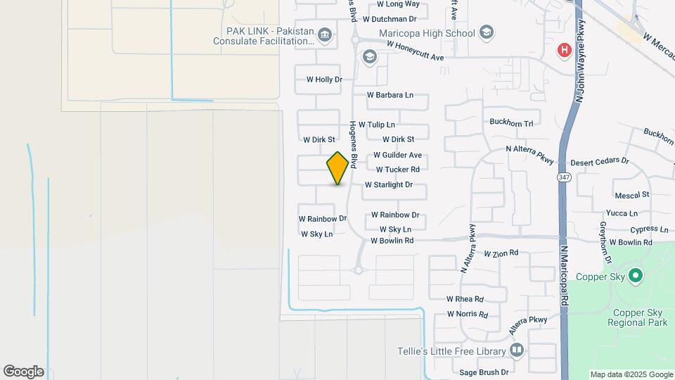 45967 W Starlight Dr Map and Location Details