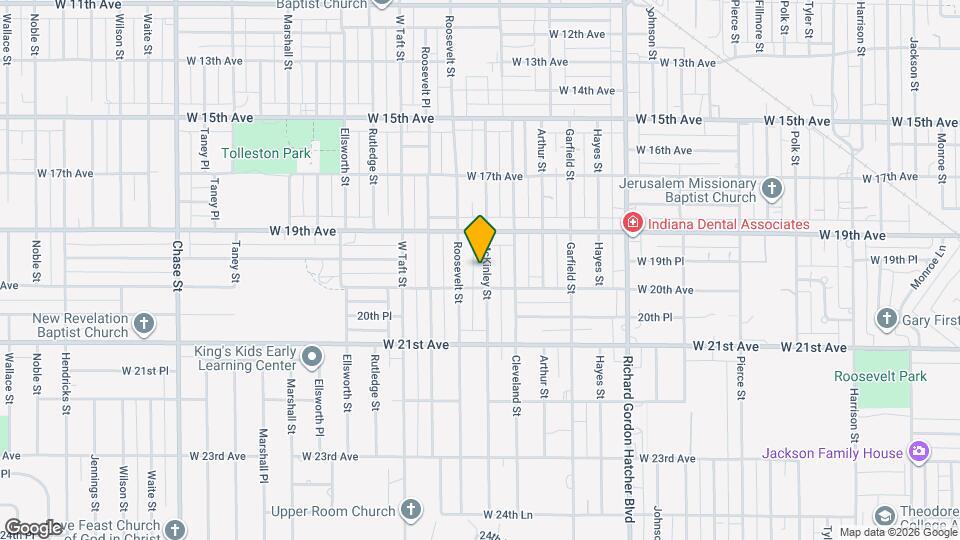 1962 McKinley St Map and Location Details