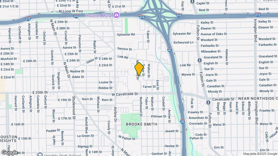 1608 Northwood St Map and Location Details