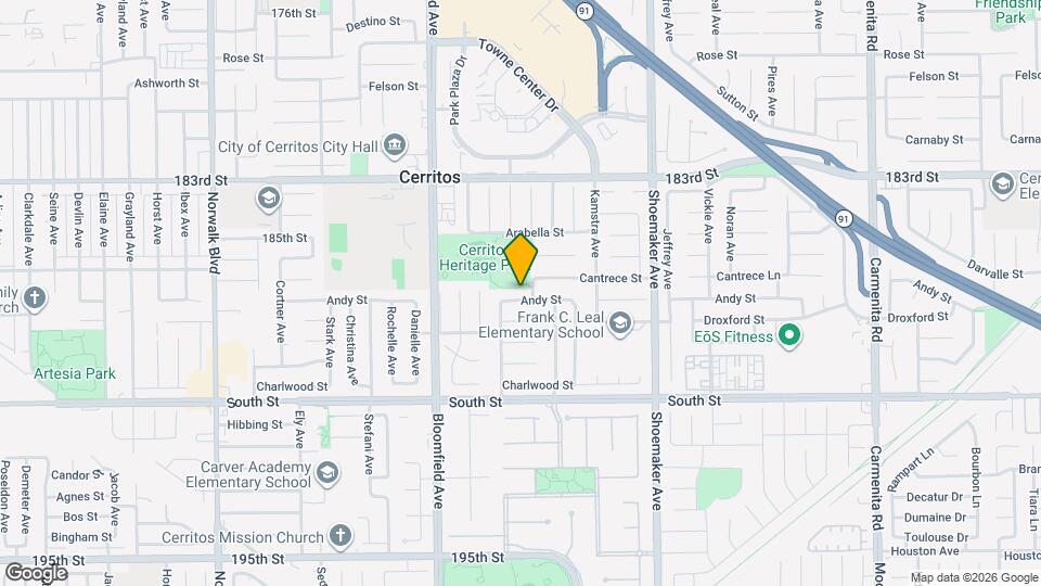 12729 Andy St, Unit Unit B Map and Location Details