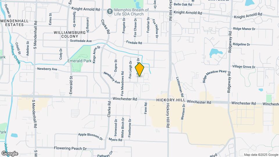 3506 Fox Hunt Dr Map and Location Details