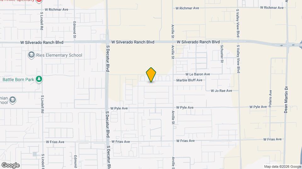 4540 Bayley Skye Ave Map and Location Details