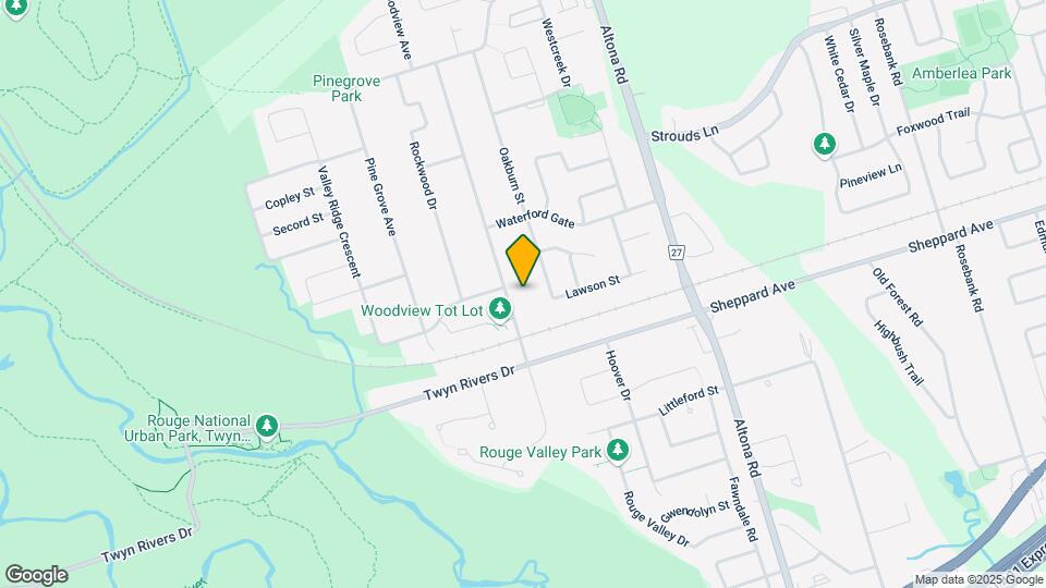 1765 Woodview Av Map and Location Details