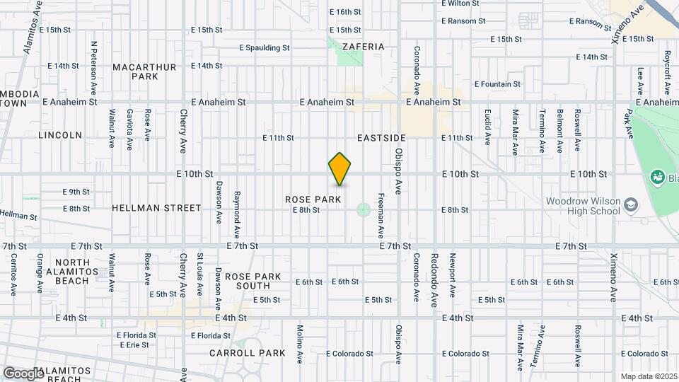 851 Gladys Ave Map and Location Details