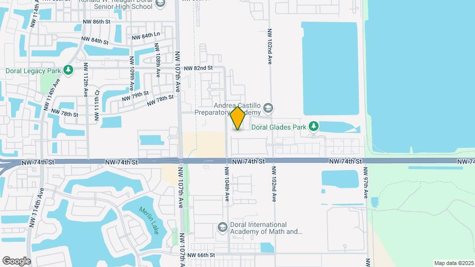 10376 NW 76th Ter Map and Location Details