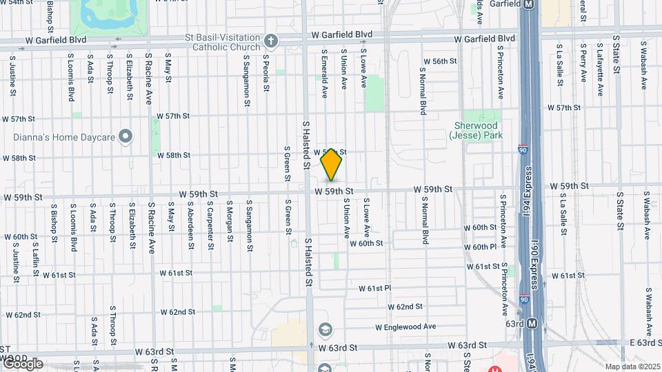 722 W 59th St Map and Location Details