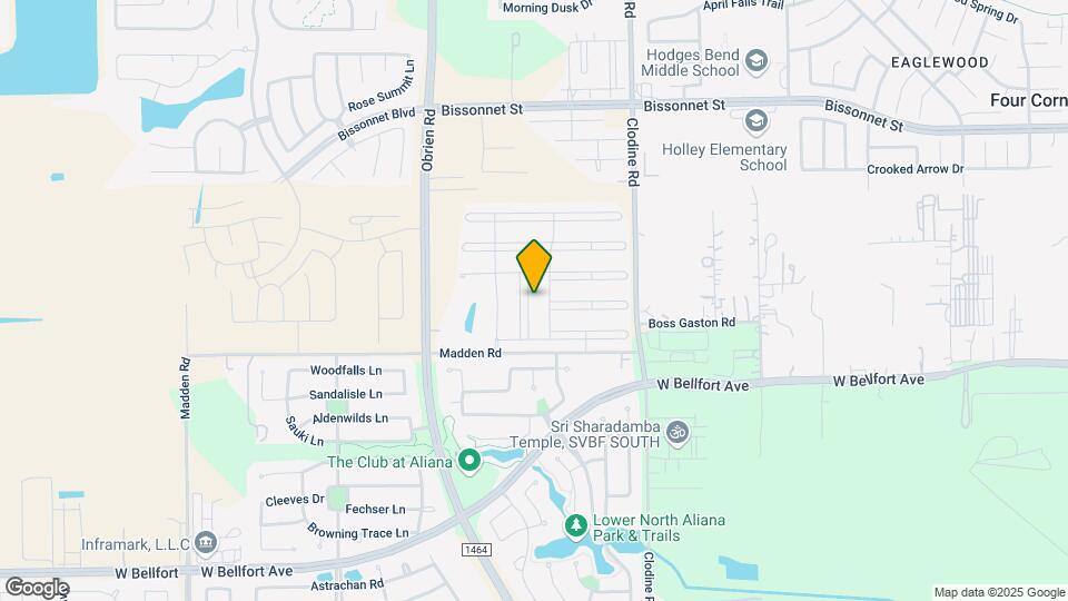 9819 Corben Creek Ln Map and Location Details