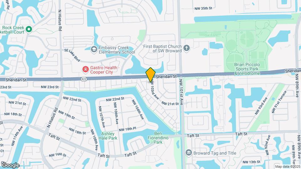 2400 NW 103rd Ave Map and Location Details
