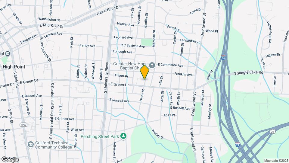 514 Hines St Map and Location Details