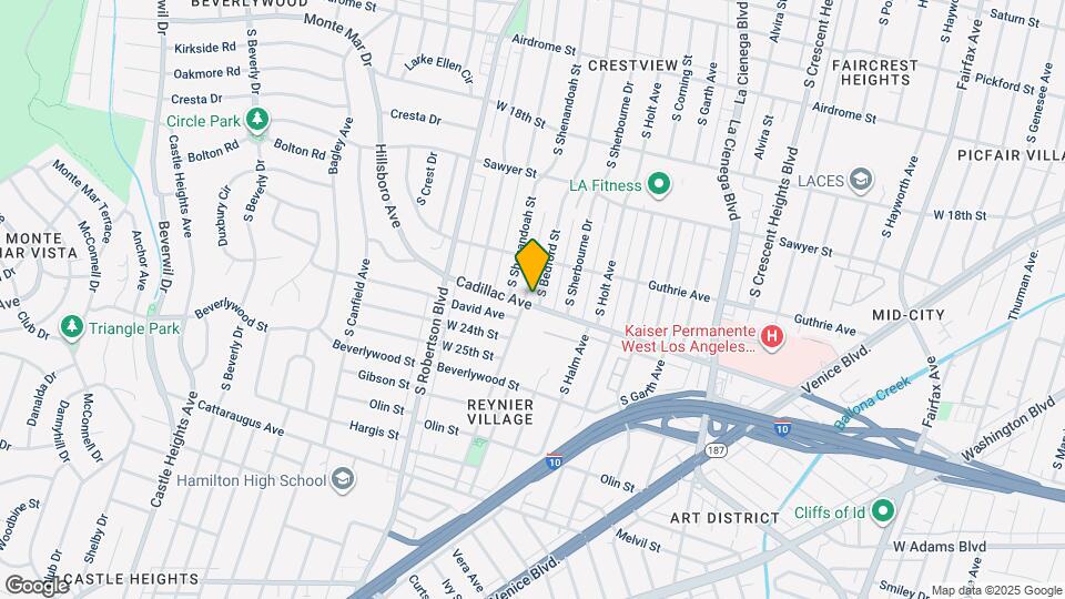 2043 S Bedford St Mapa y Detalles de la Ubicación