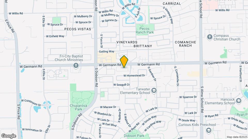 1710 W Flamingo Dr Map and Location Details