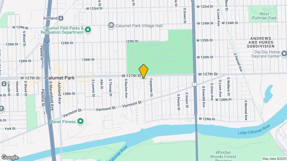 12706 S Aberdeen St Map and Location Details