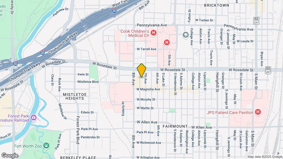1201 Hurley Ave Mapa y Detalles de la Ubicación