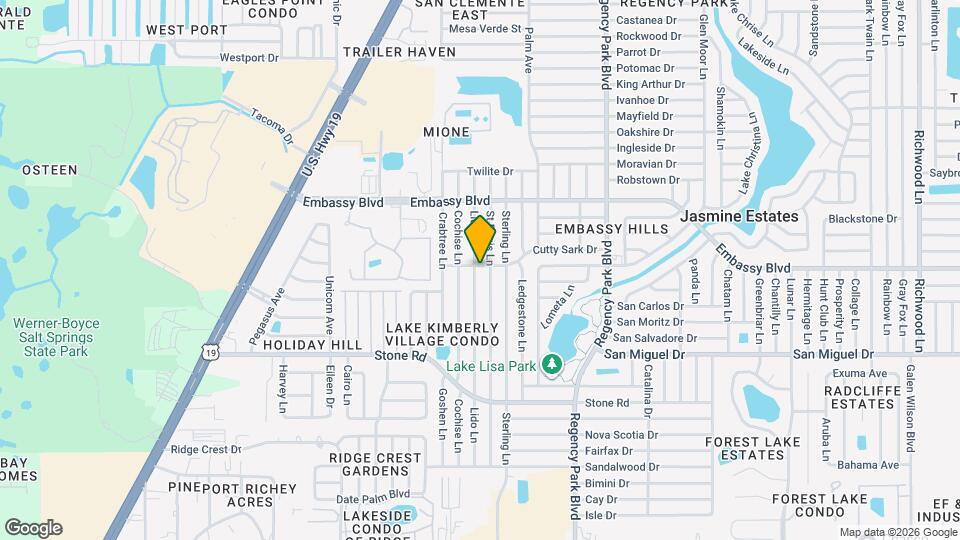 9204 Lido Ln Map and Location Details