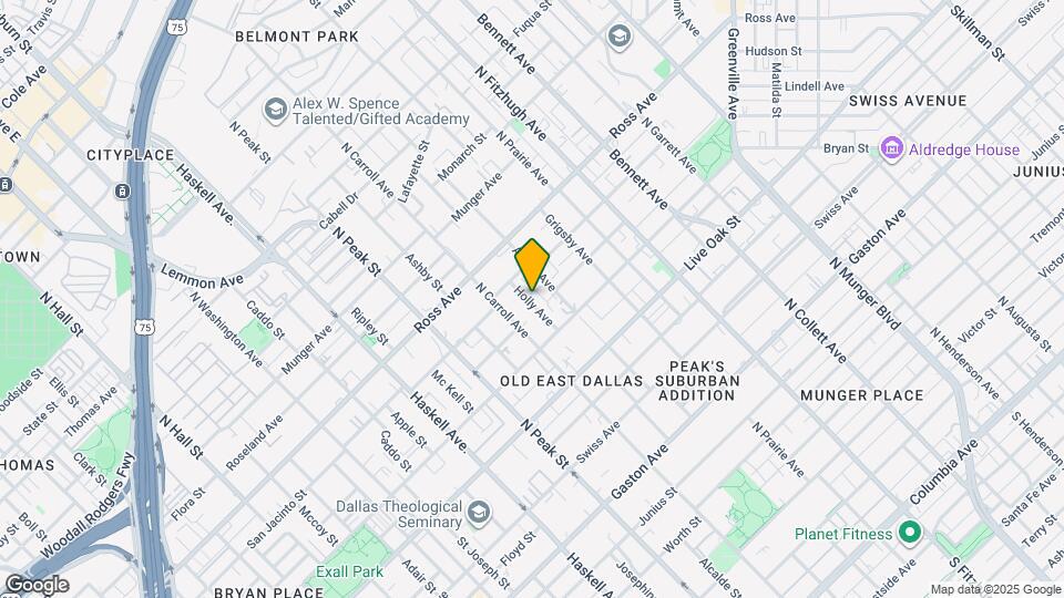 1514 Holly Ave Map and Location Details