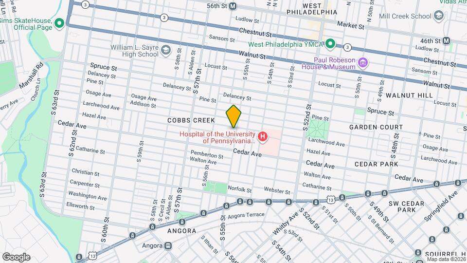 510 S 55th St Map and Location Details