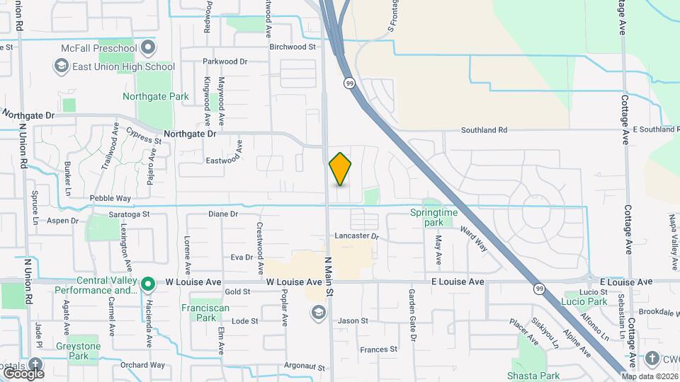 1342 Santini Ave Map and Location Details