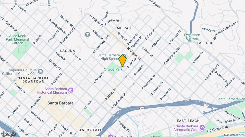 530 N Quarantina St Map and Location Details
