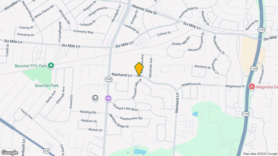 4029 Orchard Lake Dr Map and Location Details